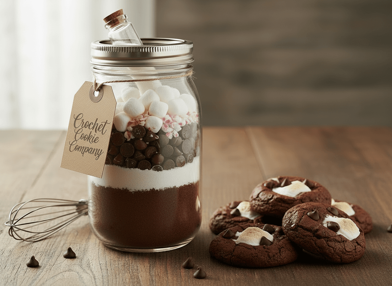 Hot Cocoa Cookie Mix in a Jar, 12 oz