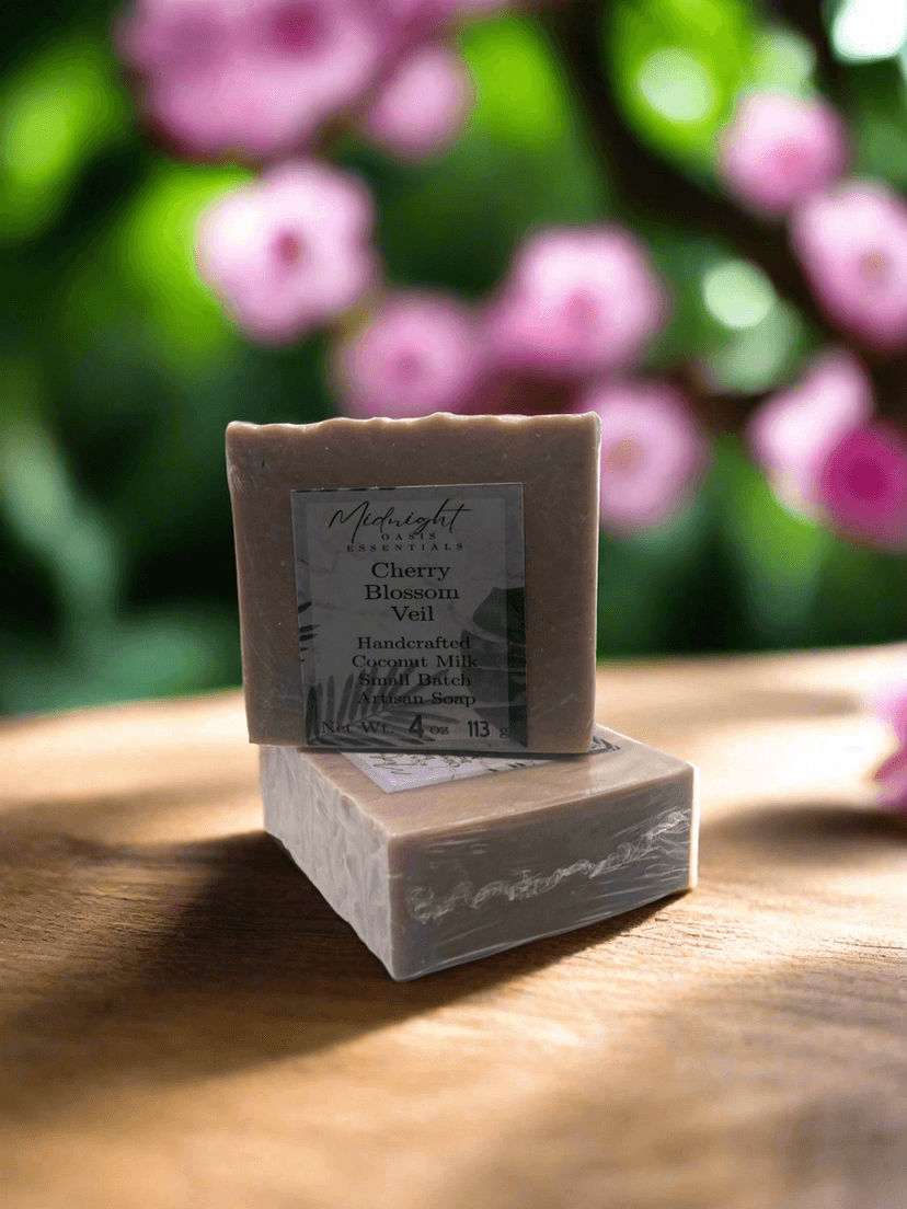Cherry 🌸 Blossom Veil Bar Soap - Image 1