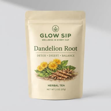 Dandelion Root Herbal Tea, Caffeine-Free Digestive Support, Smooth Earthy Flavor, 1 Pack (Size/Count Not Listed)