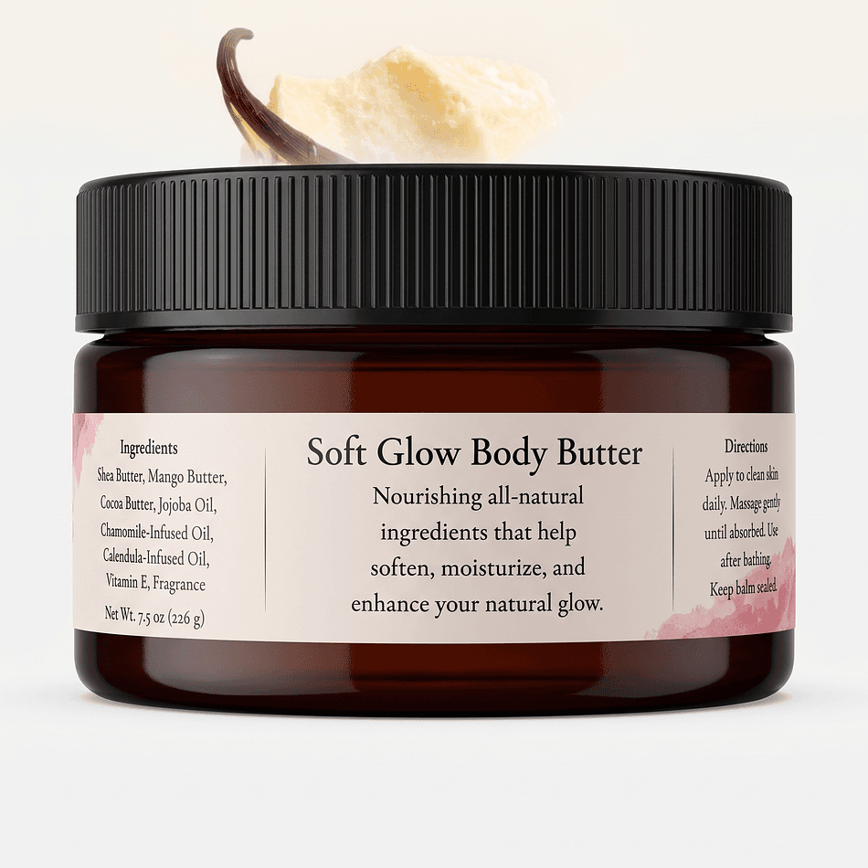 Whipped Body Butter, Shea & Mango + Jojoba Oil, Long-Lasting Hydration for Dry Skin, Sea Salt & Orchid Scent, 1 Jar