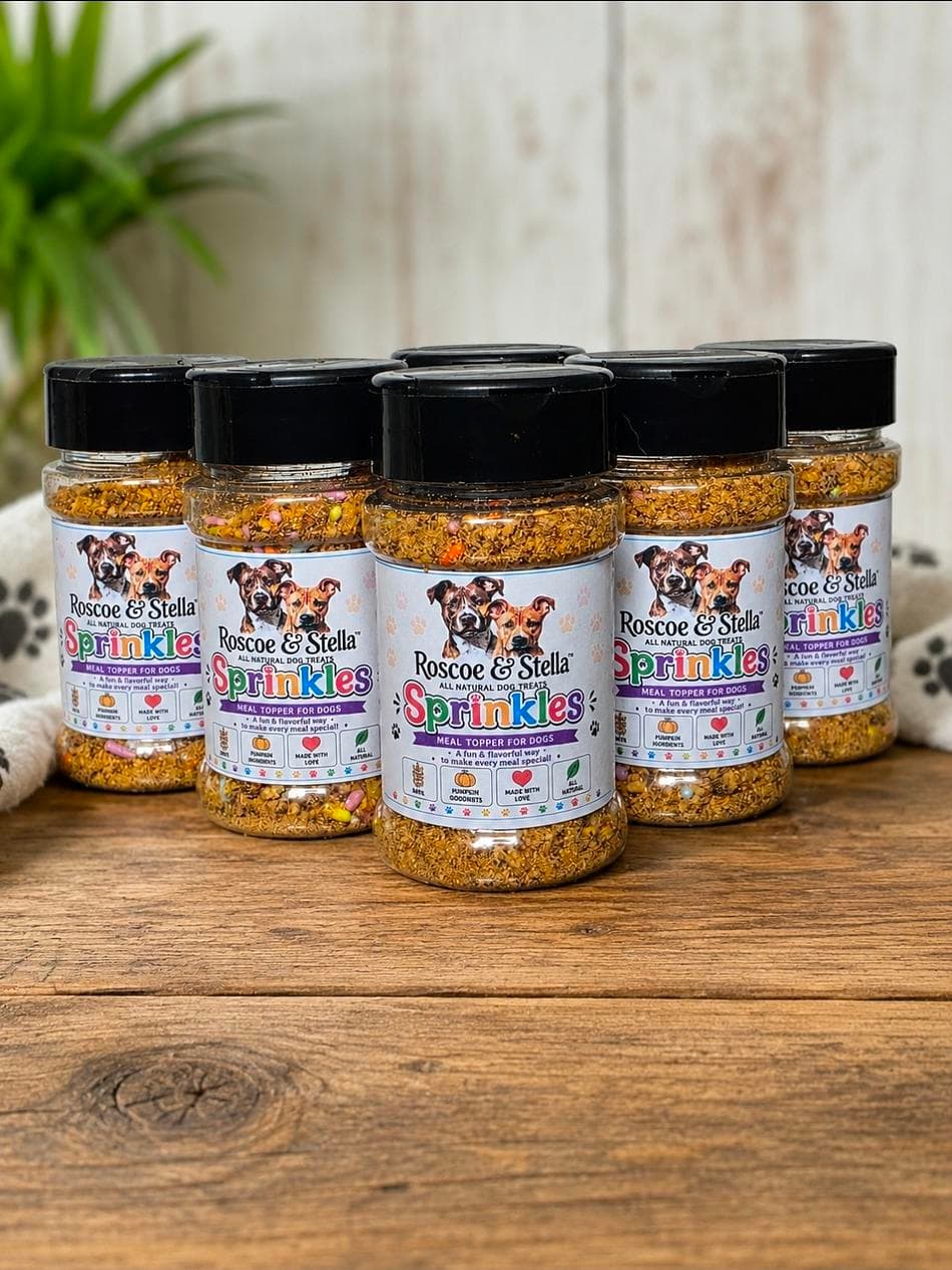 Roscoe & Stella’s Sprinkles - Grain Free Fruit & Veggie Meal Topper for Dogs