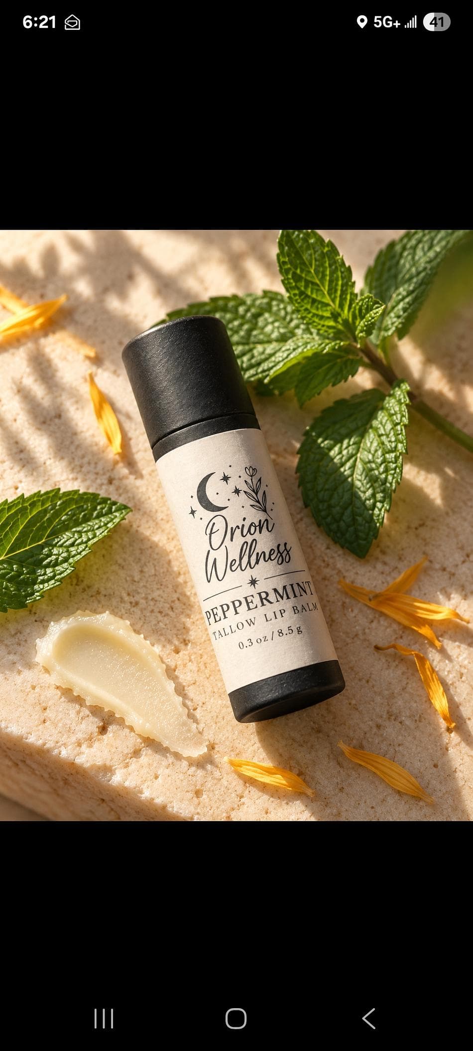Peppermint Tallow Lip Balm