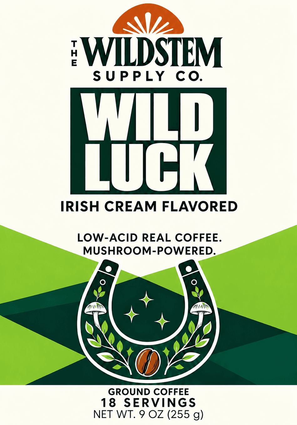 Wild Luck Mushroom Coffee - 9 ounce bag