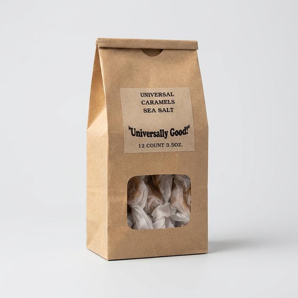 Gourmet Root Beer Float Caramels, Vanilla & Root Beer Flavor, Melt-in-Your-Mouth, 50 Individually Wrapped Pieces