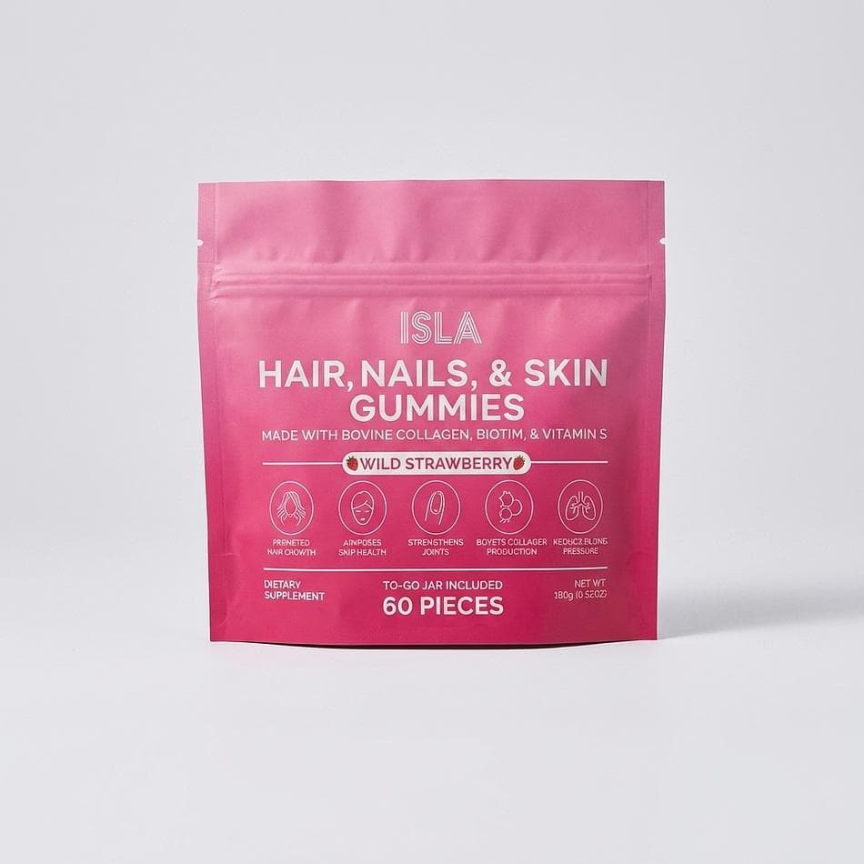 Wellness Gummy Bundle, Collagen + Biotin + Vitamin D3 + Magnesium + Organic Greens, Hair Skin Nails Glow Support, 3 Items