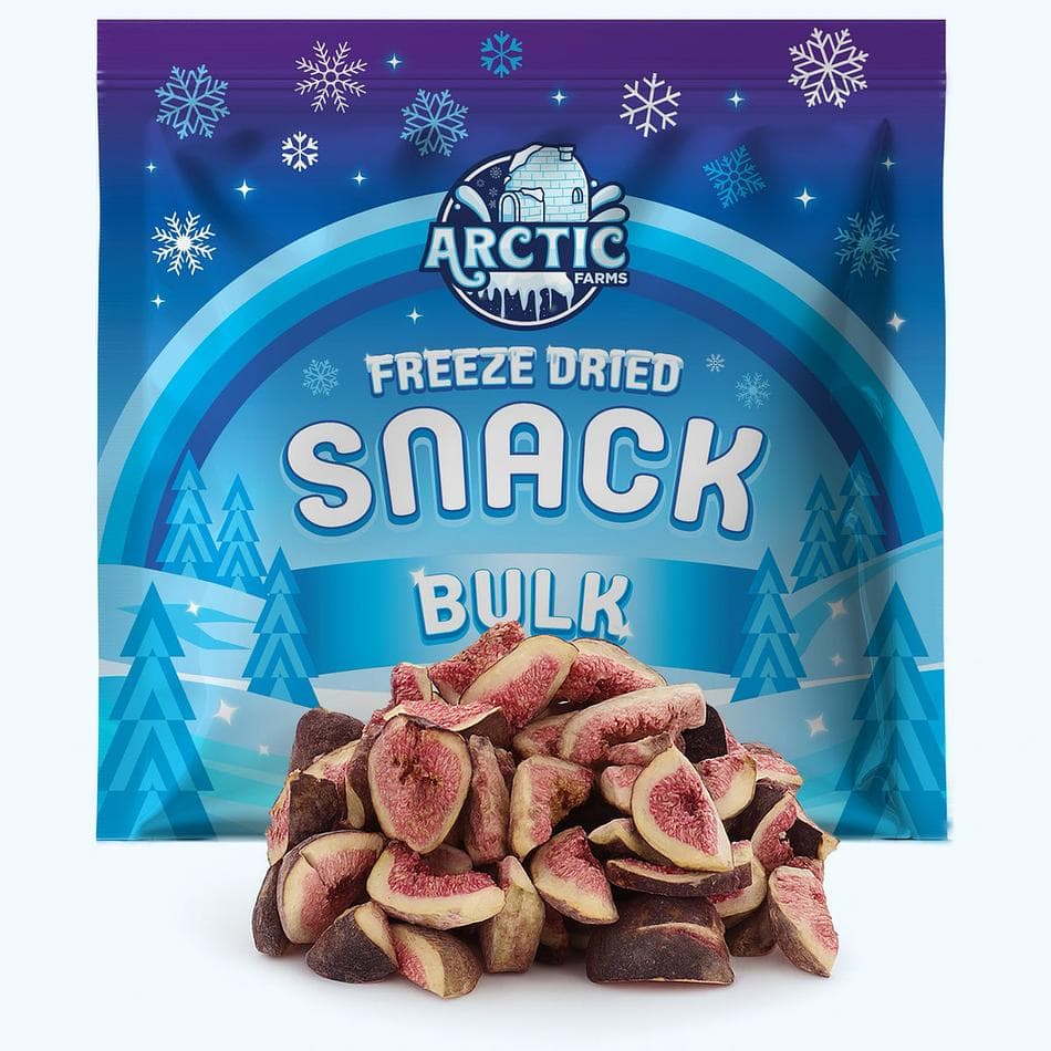 Freeze-Dried Figs, Naturally Sweet, Chewy-Crisp & Irresistibly Wholesome Real Fruit Snack, Bulk Bag (10.5 oz)