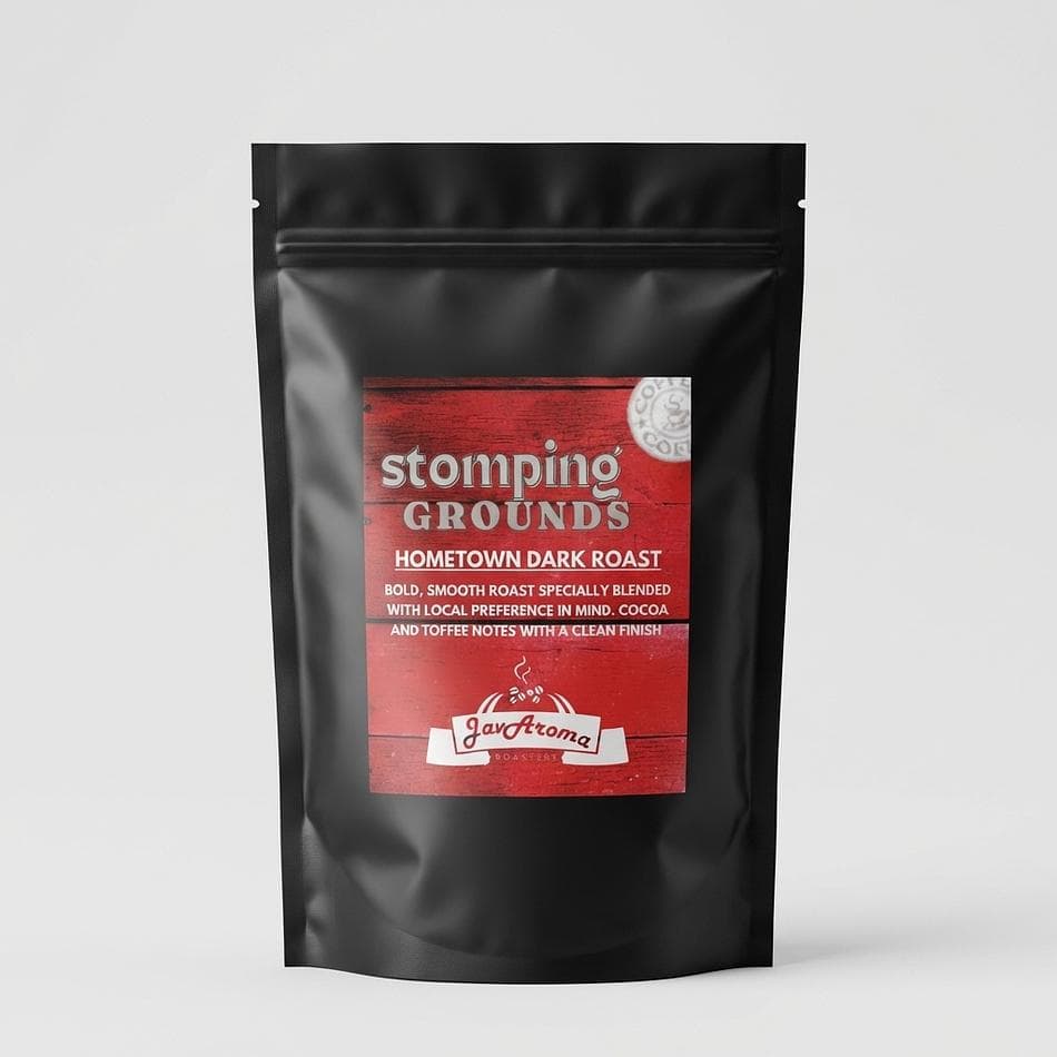 Dark Roast Whole Bean Coffee, Cocoa & Toffee Notes, Bold Smooth Low-Bitter Cup, 1 lb Bag