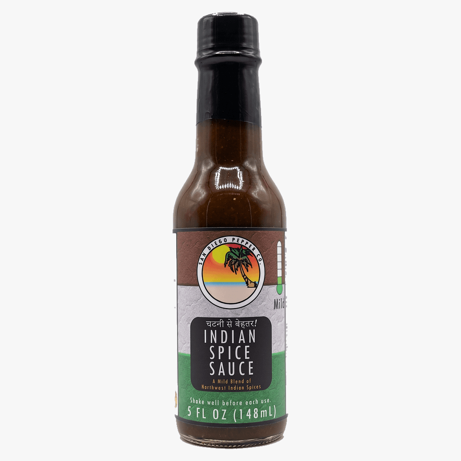 Indian Hot Sauce, Kashmiri Chili & Cumin, Mild Aromatic Spice Flavor, 5 oz Bottle