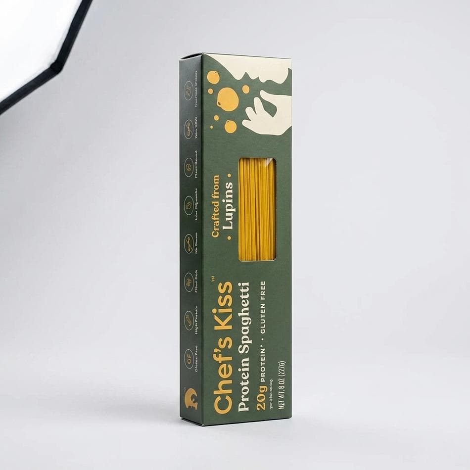 High-Protein Lupin Spaghetti, Lupin Flour & Psyllium Husk, Gut-Friendly Pasta, Gluten-Free, 5-Box Bundle