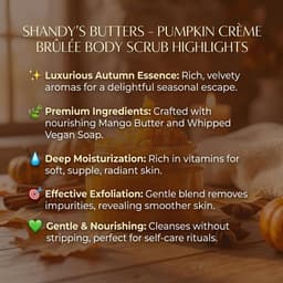 Pumpkin Crème Brûlée Body Scrub (8 oz)-3