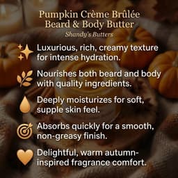 Pumpkin Crème Brûlée Beard & Body Butter(8 oz)-3