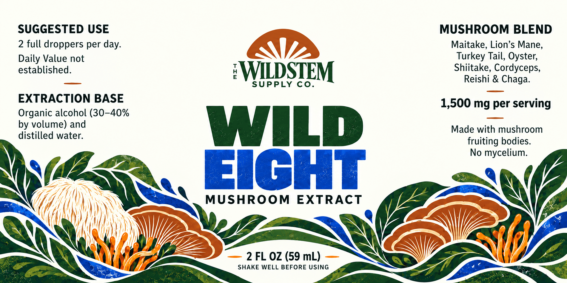 The Wild Eight Mushroom Extract