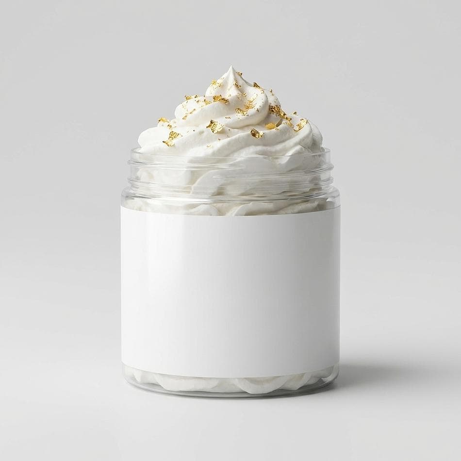 Shimmer Body Butter, Shea Butter & Coconut Oil, Grapeseed Oil, Coconut Scent, Summer Glow, 8 oz Jar