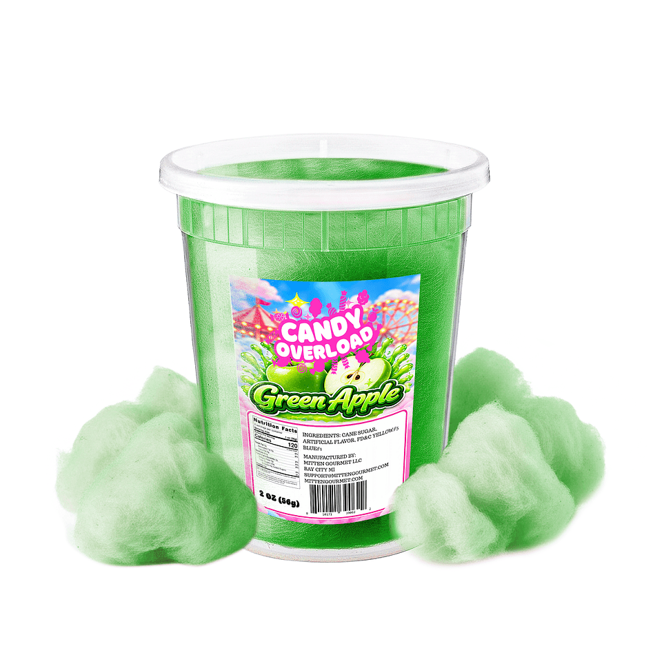 Gourmet Cotton Candy - Green Apple