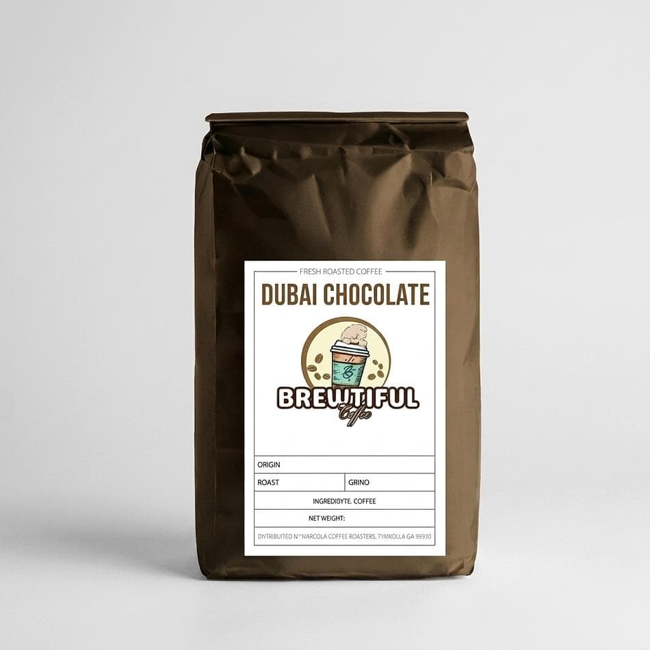 Chocolate Flavored Coffee, Single Origin Beans, Dessert-Inspired Cocoa Notes, 12 oz Bag (Whole Bean or Ground)