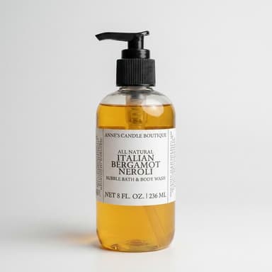 Bubble Bath & Body Wash, Bergamot & Neroli, Spa-Like Citrus Floral Scent, Gentle Foaming Cleanse, 1 Bottle