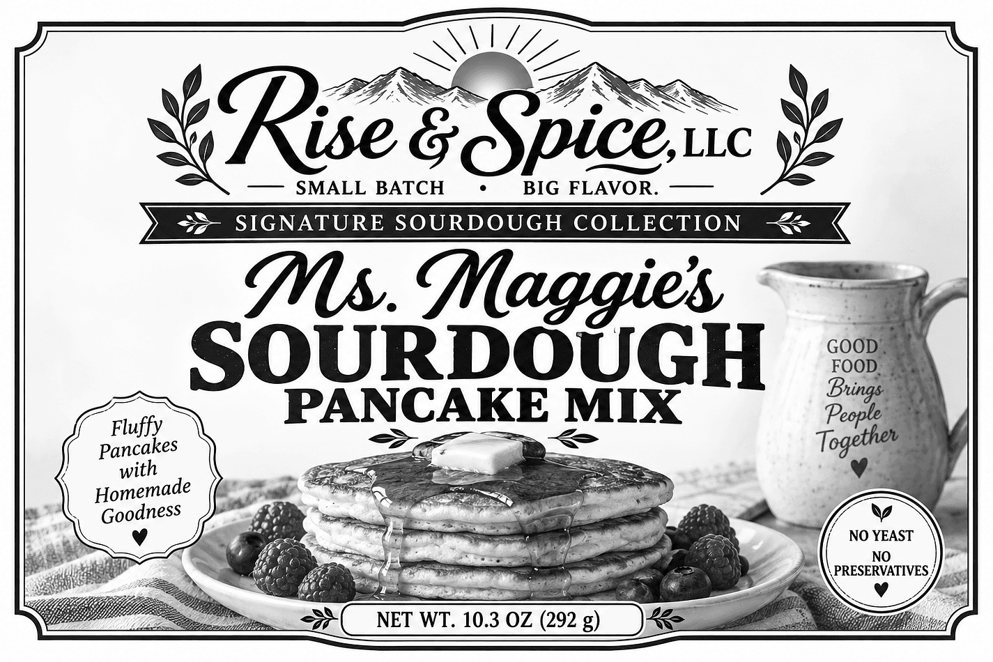 Ms Maggie’s Sourdough Pancake Mix