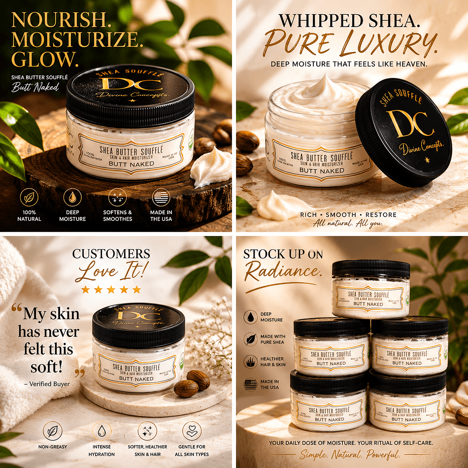 DC Shea Butter Soufflé - Butt Naked