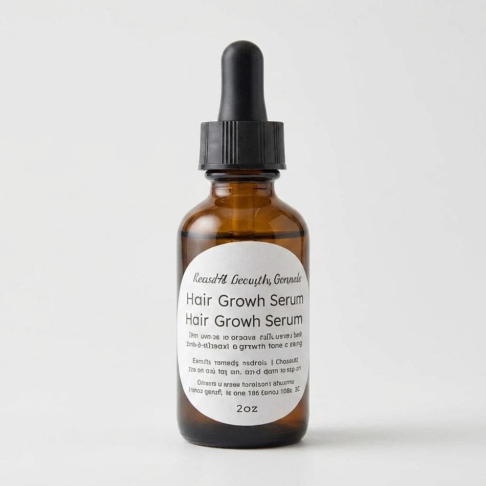 Hair Growth Scalp Oil Serum, Botanical Oils & Essential Oils, Nourishes Dry Scalp, 1 oz or 2 oz