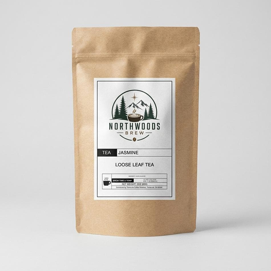 Jasmine Green Tea, Green Tea & Jasmine Blossoms, Smooth Floral Flavor, Loose Leaf, 3 oz