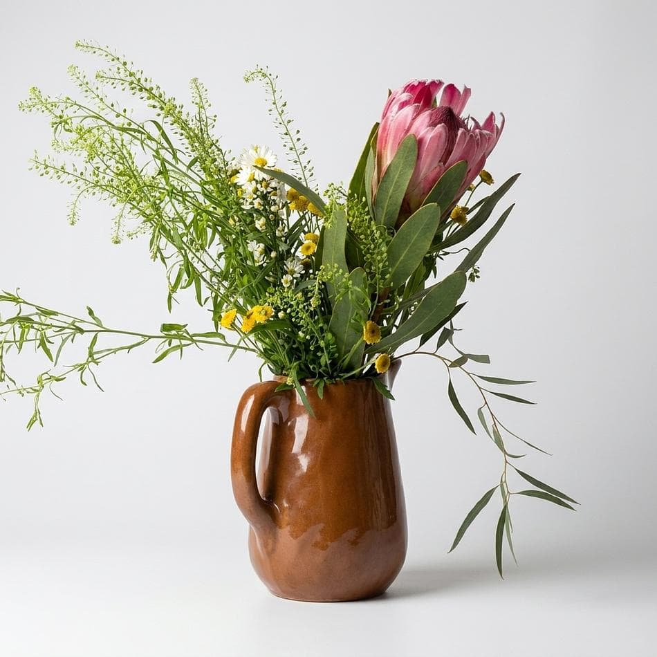 Vintage Lenox Sugar Bowl Candle, Soy Wax, Bourbon Fig & Pear Scent, Double Wick, 6 oz, Lidded Porcelain Vessel