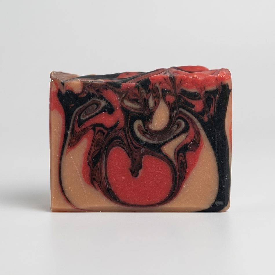 Handmade Soap Bar, Tobacco Leaf & Leather, Bold Masculine Scent, Activated Charcoal, 4.5 oz