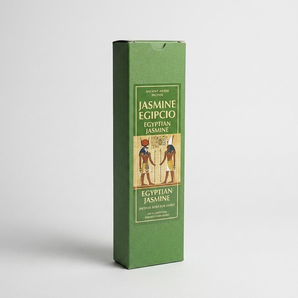 Egyptian Jasmine Incense Sticks, Floral Jasmine Scent, Relaxing Aroma, Hex Pack, 20 Sticks