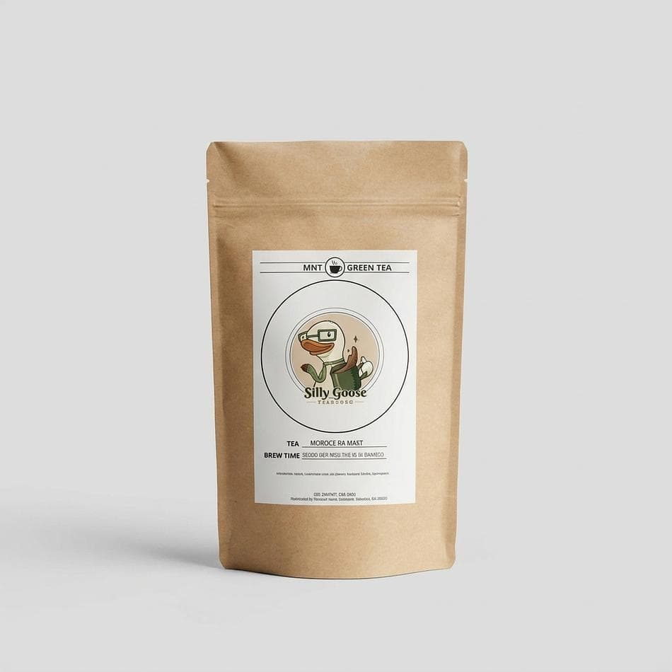 Moroccan Mint Green Tea, Premium Green Tea & Mint, Refreshing Hot or Iced, Loose Leaf, 3 oz Bag
