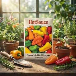 Sweet Mini Bell Peppers Garden Seeds-1