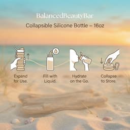 Collapsible Silicone Bottle – 16oz-4
