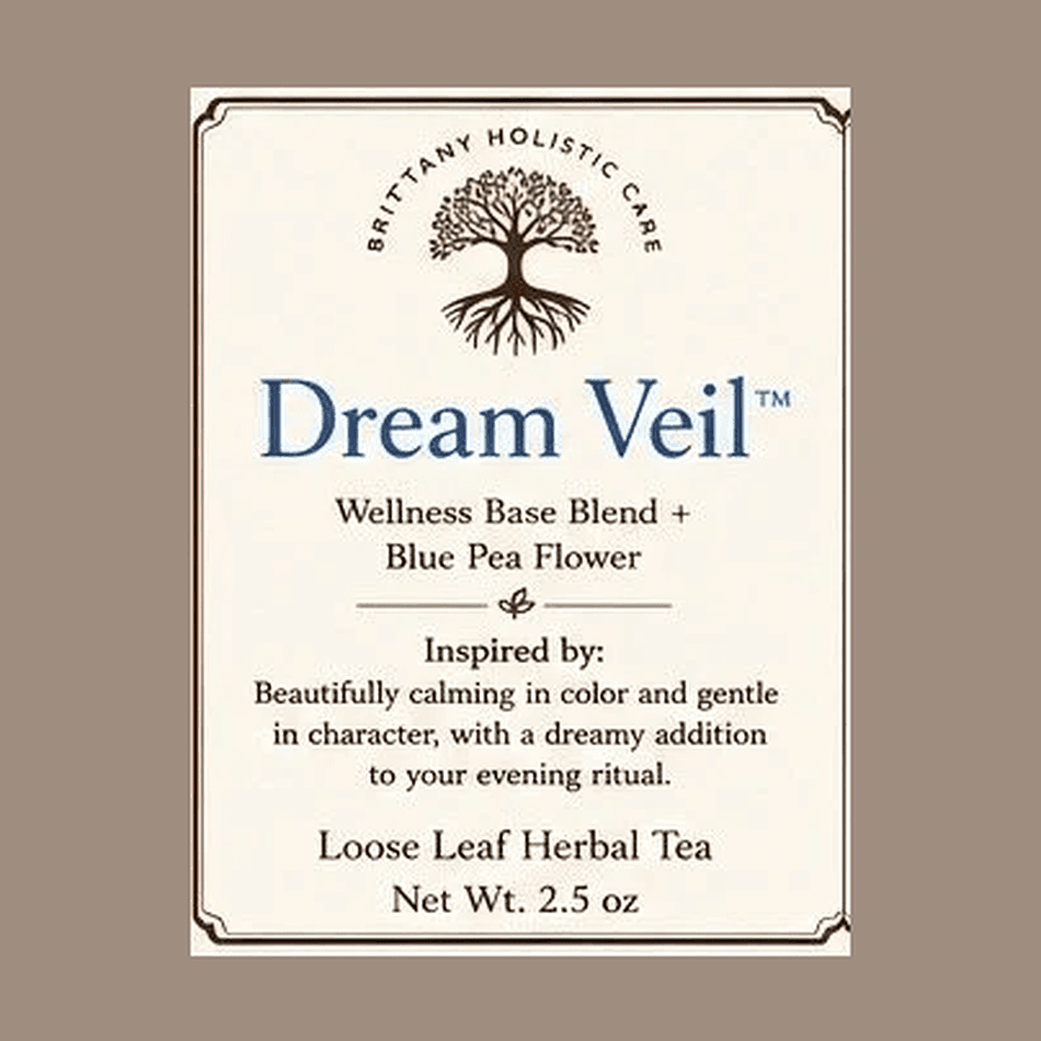 Loose Leaf Butterfly Pea Flower Herbal Tea Blend, Calming Evening Ritual, Caffeine-Free, 2.5 oz