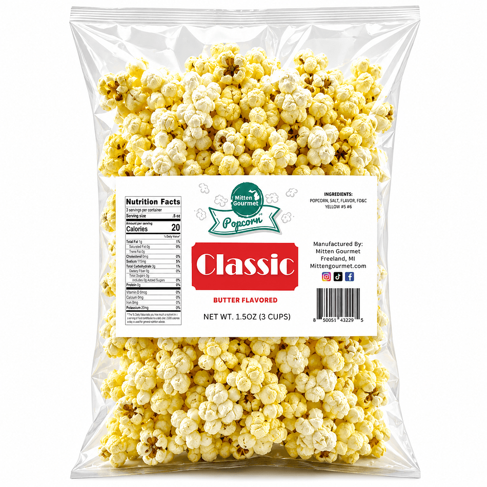 Classic - Small Batch Gourmet Popcorn