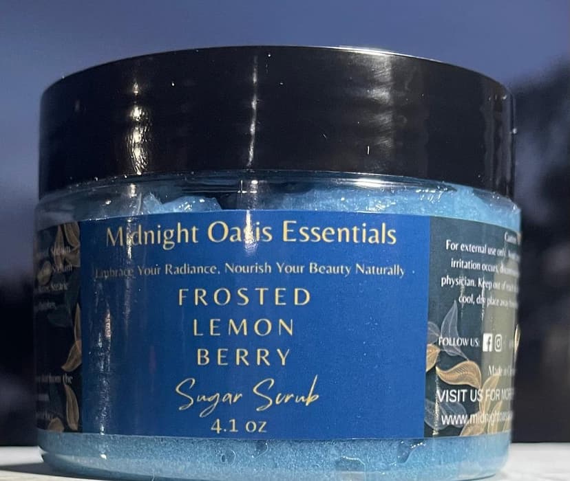 Frosted Lemon Berry Sugar Scrub - Image 1