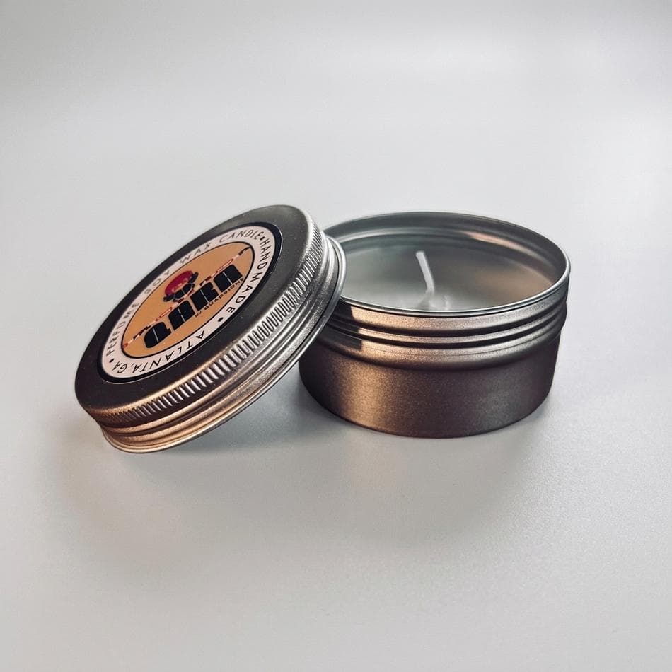 SOUKS of MARRAKESH Travel Tin Candle, Bergamot Cardamom & Patchouli, Spicy Oriental Scent, Coconut Soy Wax, 3 oz (15+ Hr Burn)
