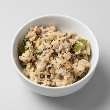 Vegan Mushroom Risotto, Arborio Rice & Fresh Herbs, Creamy Comfort Meal, Gluten-Free, 1 Meal (Size Not Listed)