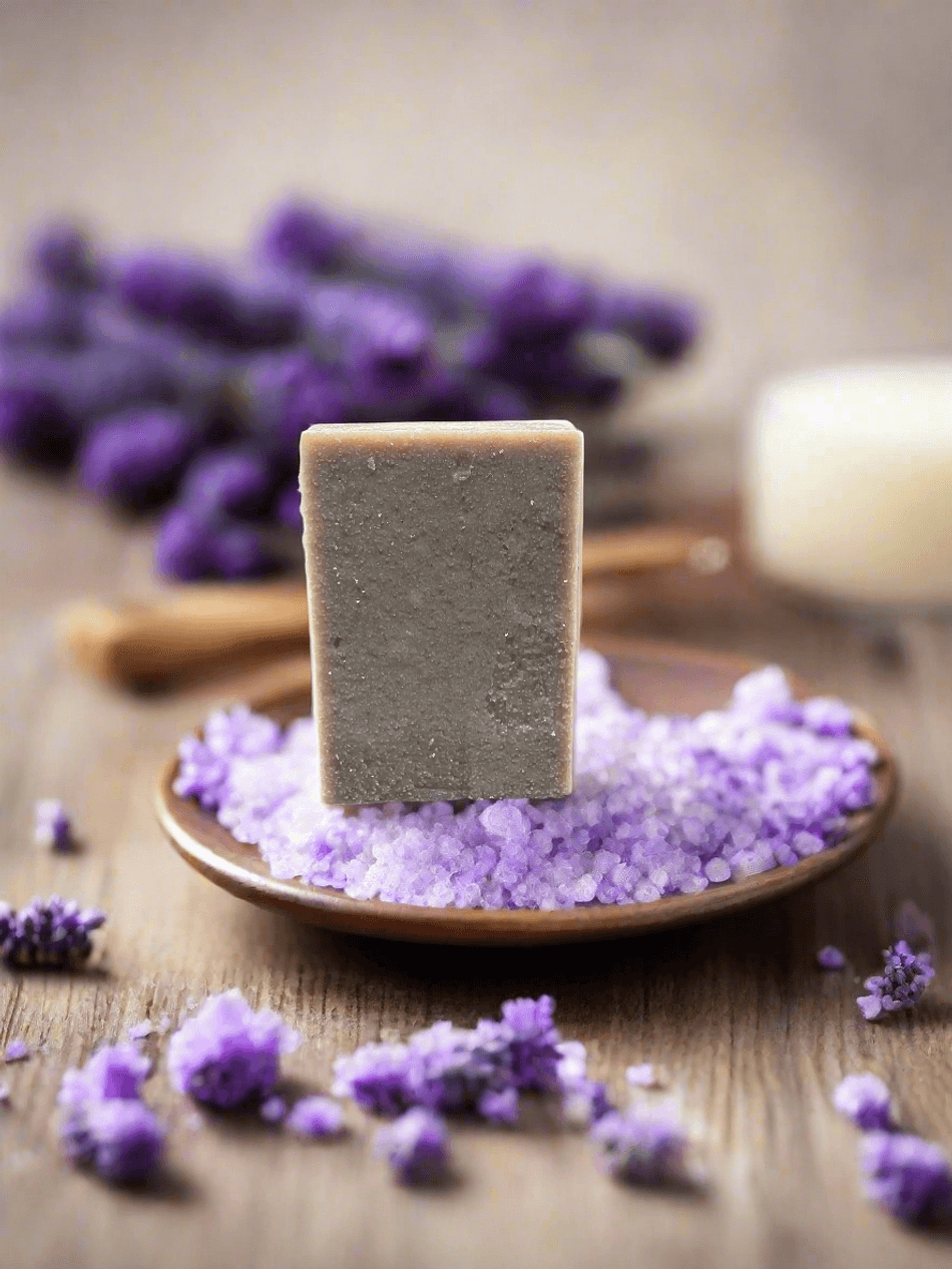 Lavender Sea Salt Spa Bar – Handmade, Natural, Luxurious