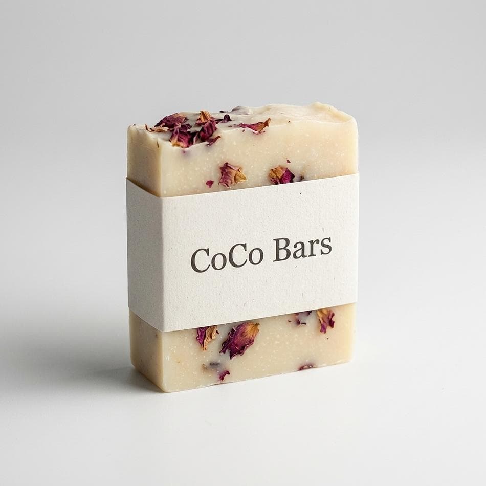 Solid Lotion Bar, Cocoa Butter & Sweet Almond Oil, Deep Hydration Glow Moisturizer, Vanilla Rose, 1 Bar