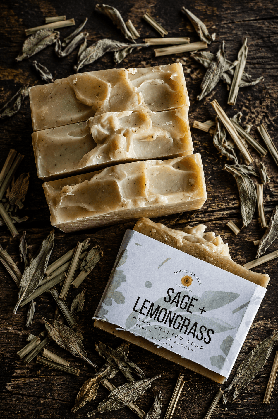 Sage + Lemongrass Bar Soap