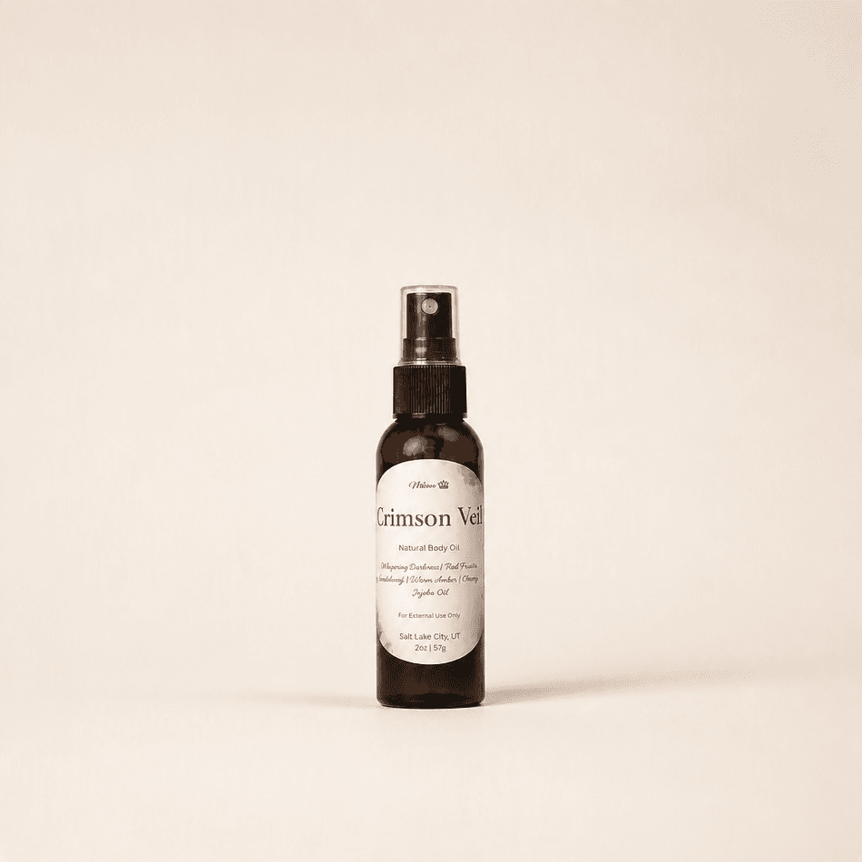Crimson Veil, Fragrance body oil, 2oz