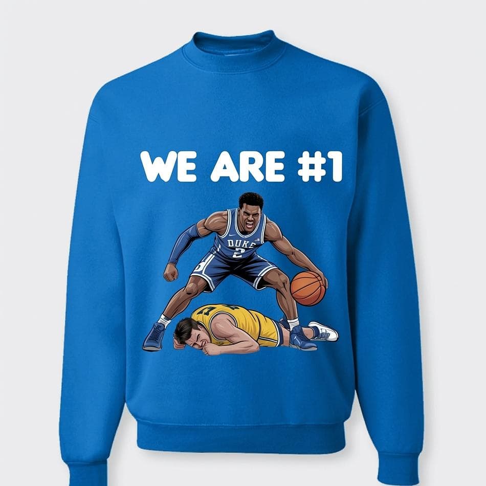 Crewneck Fleece Sweatshirt, 50% Cotton 50% Polyester, Soft Warm Everyday Wear, Jerzees 562 NuBlend, Royal, Sizes S-4XL