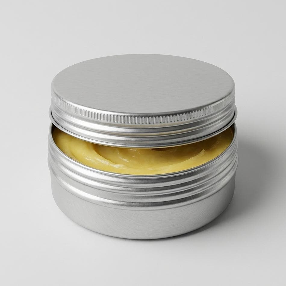 Hand Balm with Raw Honey & Beeswax, Shea & Mango Butter, Dry Cracked Hands Repair, 2 oz Jar