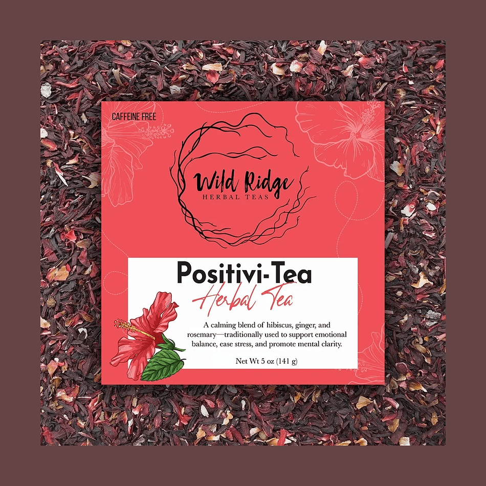 Organic Herbal Tea, Hibiscus Ginger & Rosemary, Calming Stress Support, Loose Leaf, 5 oz (141 g)
