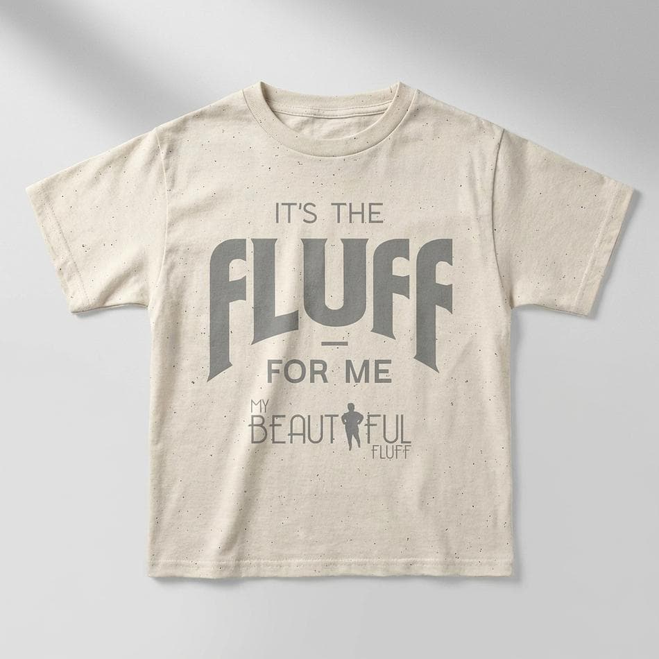 Graphic Cotton T-Shirt, “It’s the Fluff for Me” Slogan, Relaxed Fit, Unisex Sizes S–6XL