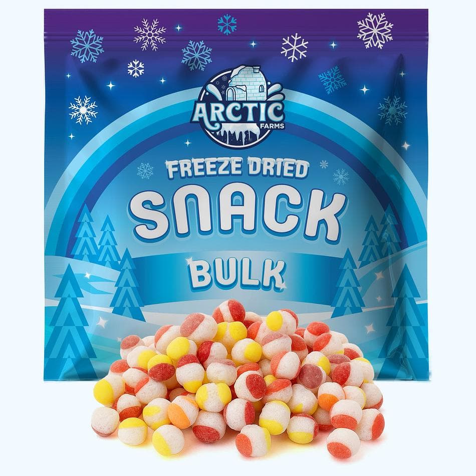 Freeze-Dried Space Rocks, Smoothie, Ultra-Crunchy, Flavor-Bursting Fruity Bites, Bulk Bag (3 lb)