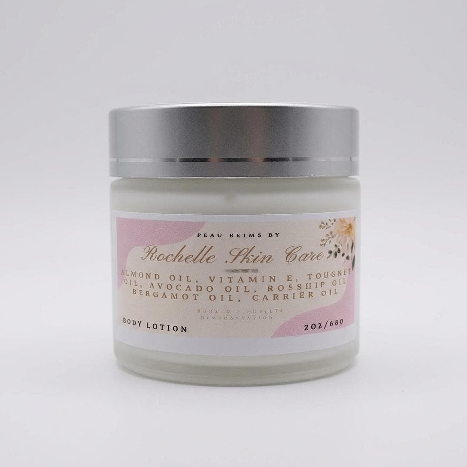 Moisturizing Body Lotion, Jojoba & Sweet Almond Oil, Tropical Glow Hydration, Island Hop Scent, 8 oz Glass Jar