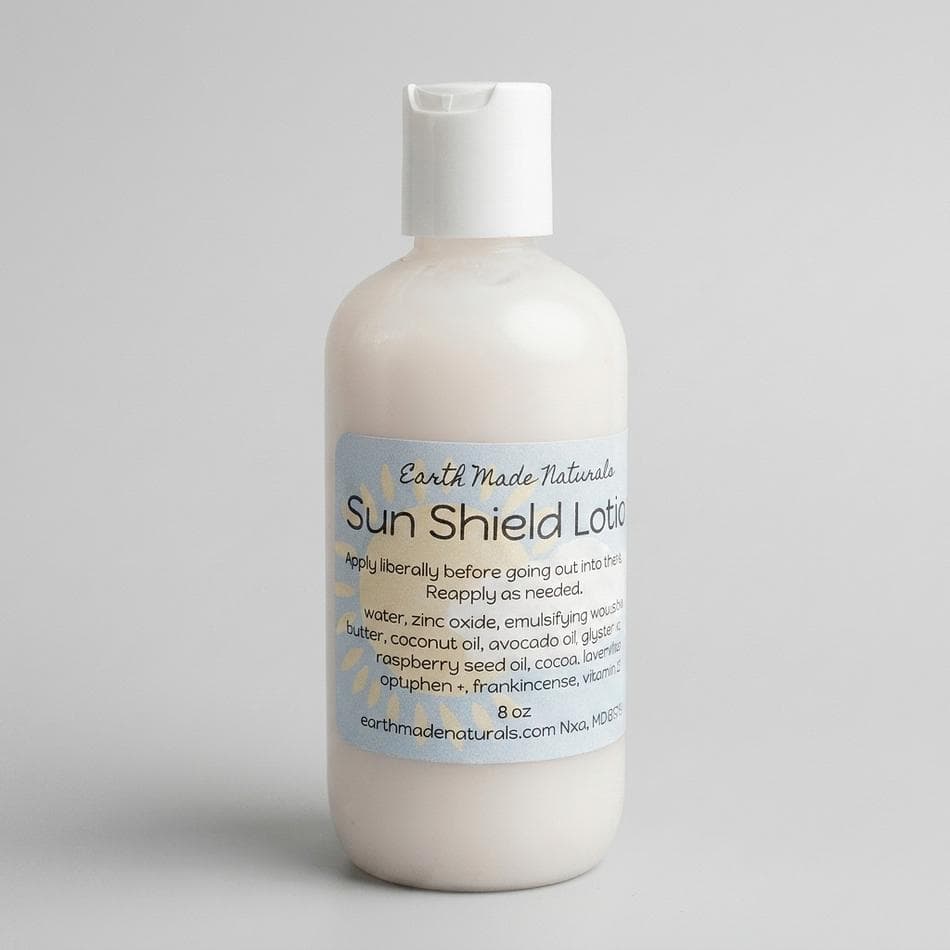 Mineral Sunscreen Lotion, Zinc Oxide & Aloe, Moisturizing Broad Spectrum Protection, Estimated SPF 35, 8 oz Squeeze Bottle