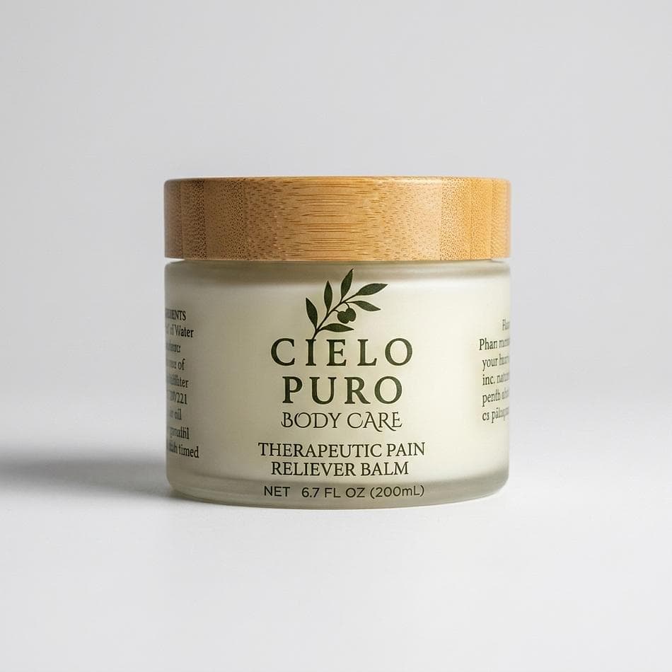 Pain Relief Balm, Arnica & Peppermint, Muscle & Nerve Comfort, Deep Moisturizing Balm, 6.7 oz Jar