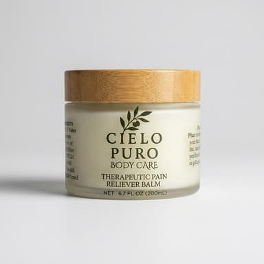 Pain Relief Balm, Arnica & Peppermint, Muscle & Nerve Comfort, Deep Moisturizing Balm, 6.7 oz Jar