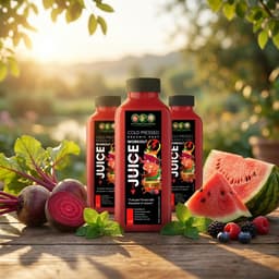 Organic Cold-Pressed Post Workout Recovery Juice. 12 Oz (Set Of 3)-2