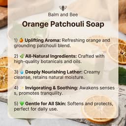 Orange Patchouli Soap-5
